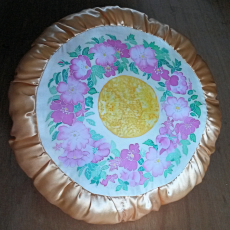 coussin-rond-or